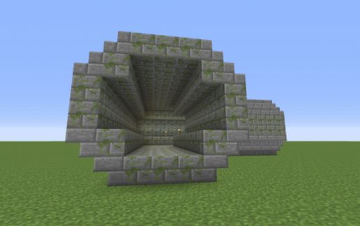 Sewer template corner schematic - building