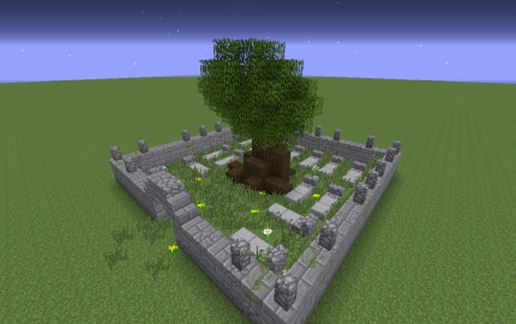 Cemetery schematic - building