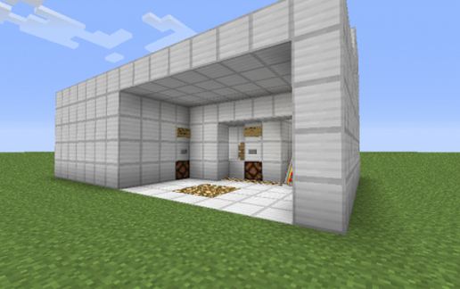 minecart dispenser schematic - building