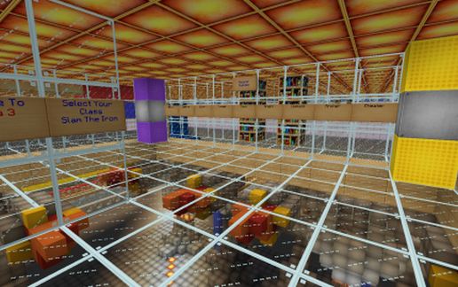 Double Mob arenas schematic - building