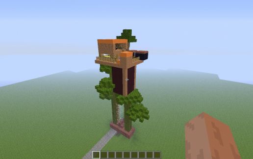 Nice little treehouse schematic - building