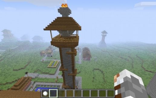 Wood and Stone Watchtower