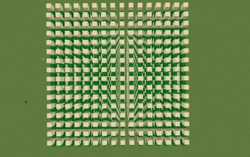 Cactus Farm: 32 long & 32 High schematic - building