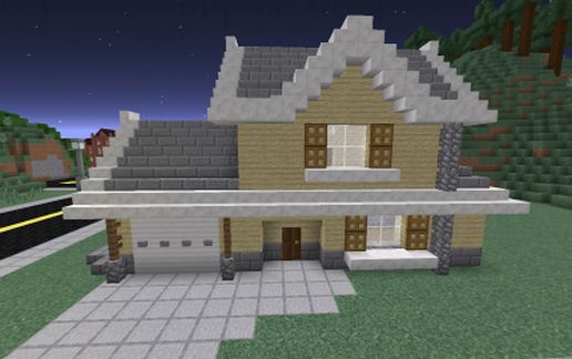 Suburban House #1 schematic - building
