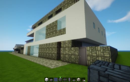 Large Modern House schematic - building