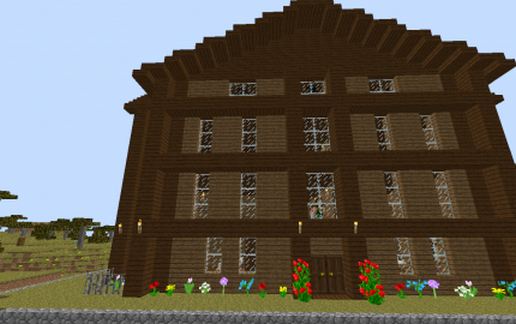 wooden mansion