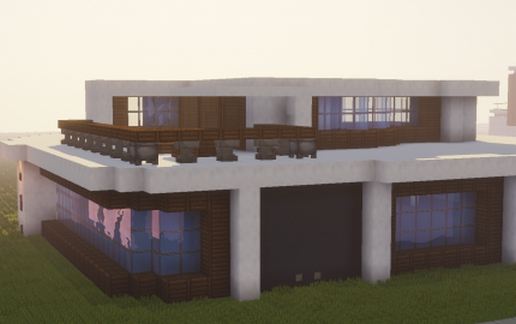 Modern Medium Villa/Mansion schematic - building