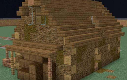 Abandoned Cabin w/ Car schematic - building