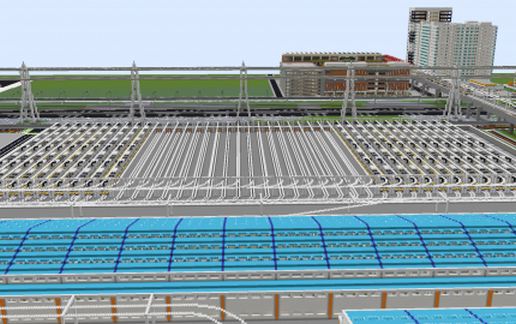 Light-rail depot