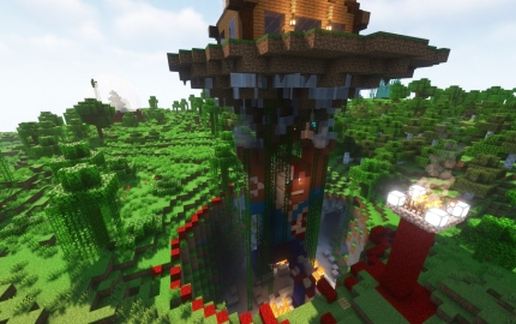 Giant Herobrine Statue