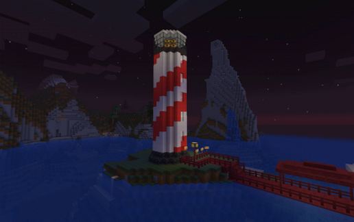 Lighthouse & Boat schematic - building