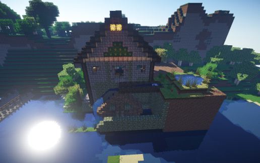 Medieval water mill