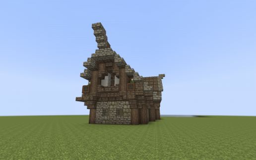 Medieval House Abstract