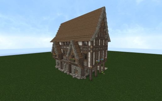Medieval House-Inn-Apartments schematic - building