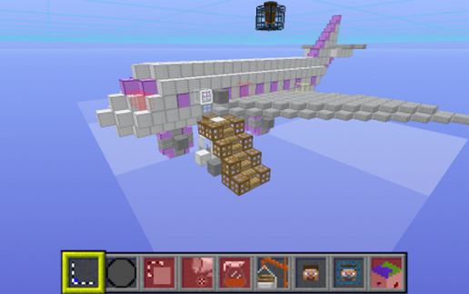 Small Private Jet schematic - building