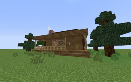 Little Christmas Cabin schematic - building