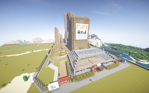 Roller Coaster - Fire and Ice schematic - building