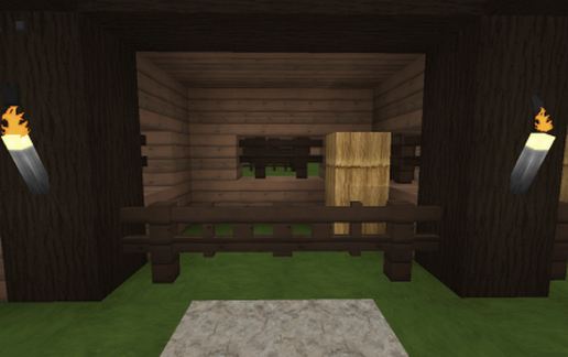 8 Horses Stable schematic - building