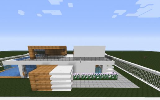 modern simple house schematic - building