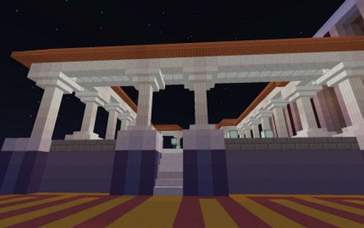 Modern pillar garden