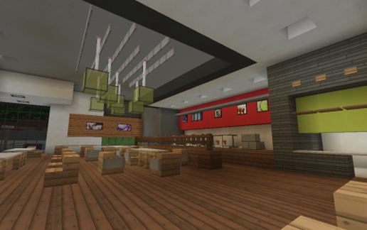 Panda express restaurant schematic - building
