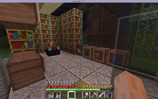 Awesome Enchantment room fully stocked schematic - building