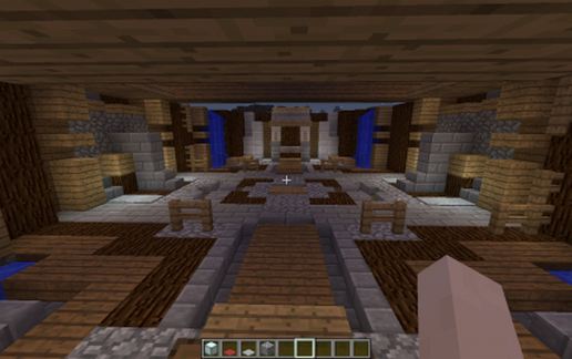 1 vs 1 arena schematic - building