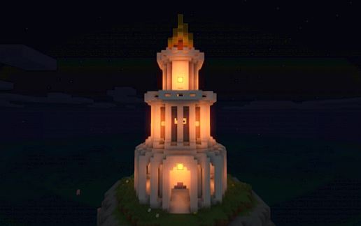 Ancient lightower schematic - building