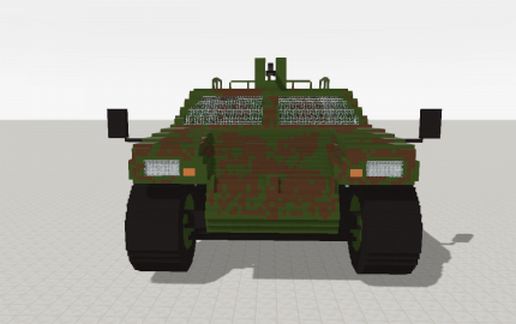 Light Armoured Vehicle (Paint type 1) schematic - building