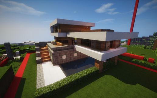 modern_house_n_4 schematic - building