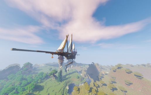 Flying ship (sky wanderer) schematic - building