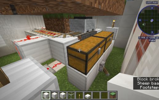 Auto Wool Farm schematic - building