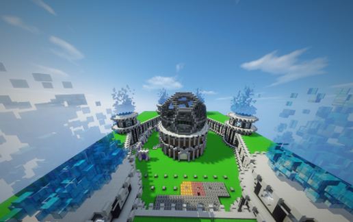 Skyblock island schematic - building