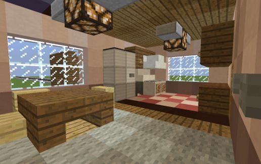 Middle-class Modern I-shaped House with Backyard schematic - building