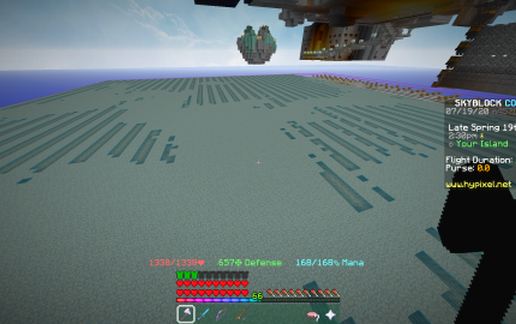 dirt platform for hypixel skyblock schematic - building