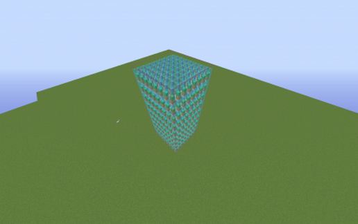 The most productive cactus farm 1-chunk schematic - building