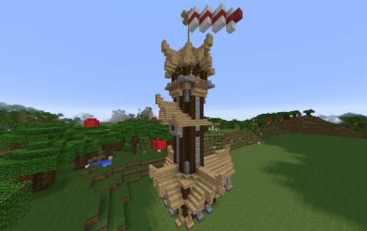 Medieval Lighthouse schematic - building