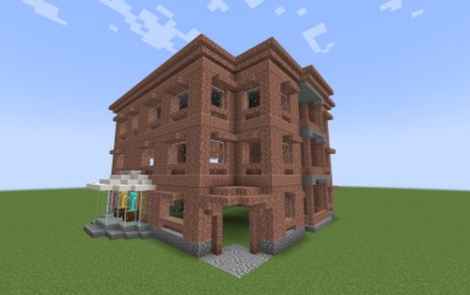 residential building in the suburbs
