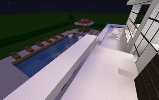 Swimming pool house