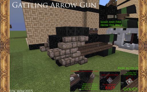 Gattling Arrow Gun schematic - building