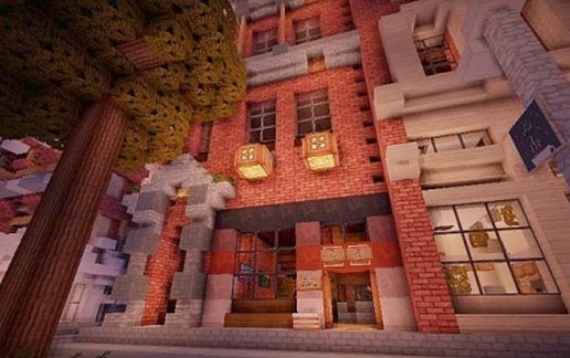 Traditional townhouse | The Bean Coffee Shop | WoK schematic - building