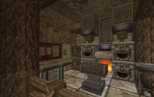 Decorated Mine Shaft