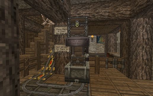 Decorated Mine Shaft