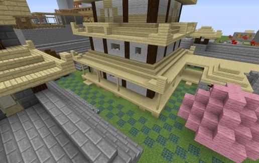 Asian Style Fortress schematic - building