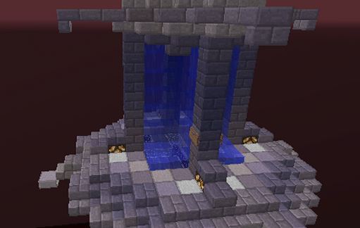 Dyncraft Parkour Rank-Up Portal schematic - building