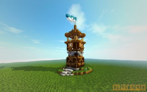 Medieval Tower schematic - building