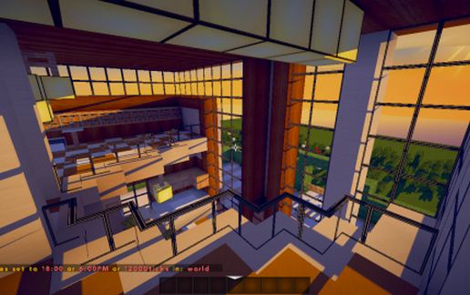 30x20Cyper Modern full Furnished House schematic - building