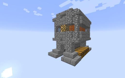 Cobblestone Generateur Sky Realm schematic - building
