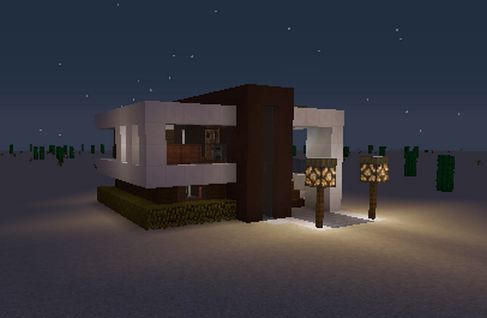 S M Modern house schematic - building