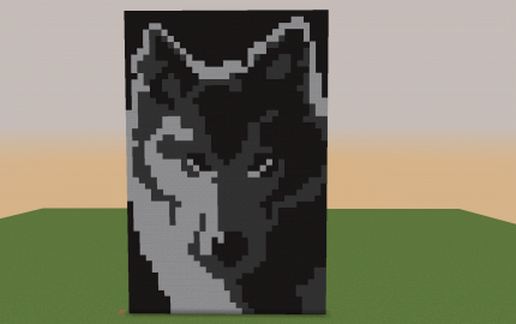 Wolf Pixel Art